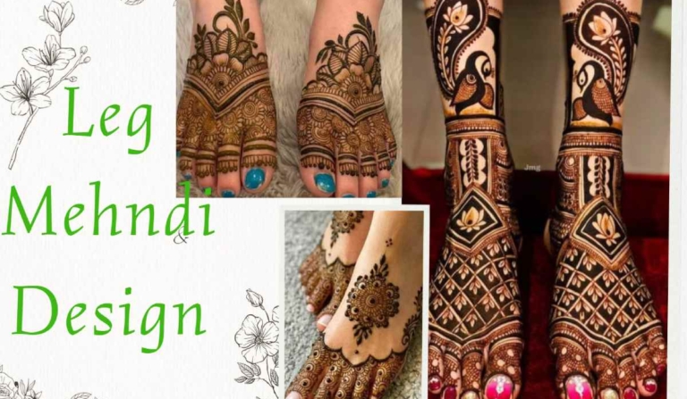 Leg Mehndi Design