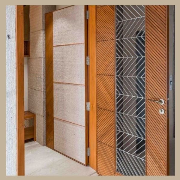 Simple Double Door Grill Gate Design