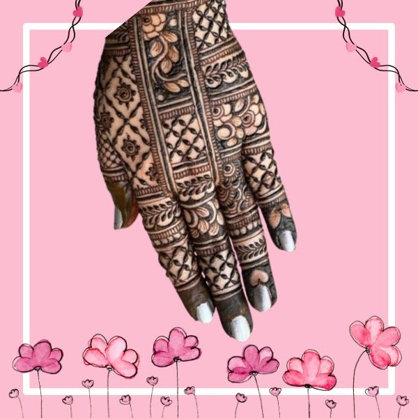 Easy Full Palm Mehndi Designs