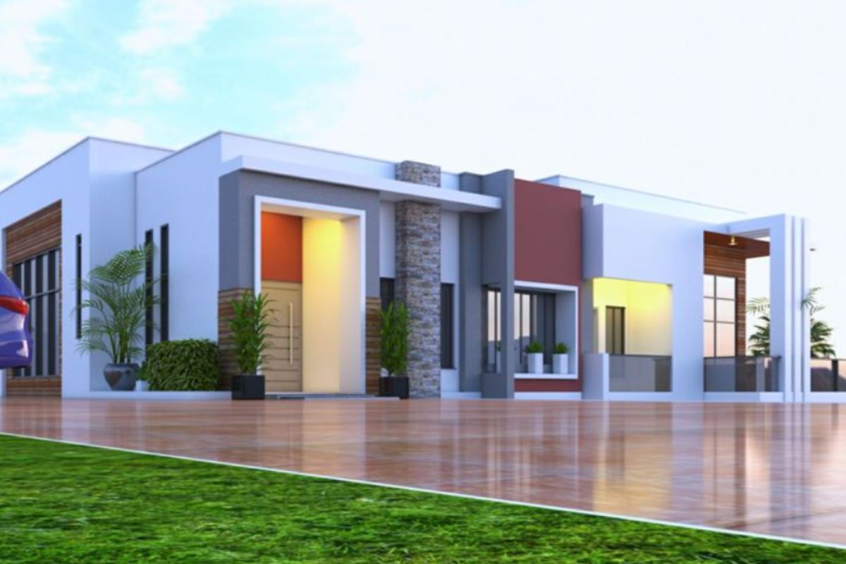 Modern Single Floor House Design