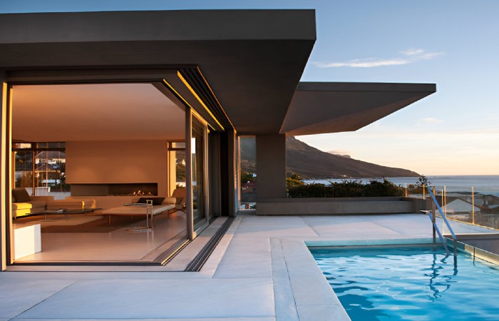 Modern Single Floor House Design - Swimming Pool