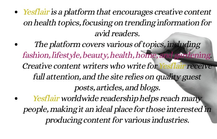 Why to Write for Yesflair – Lifestyle Write For Us