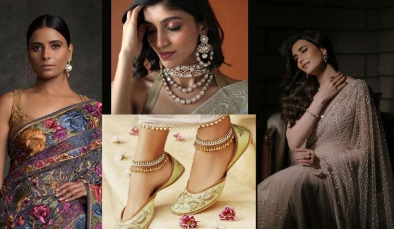 how to style a saree for modern look