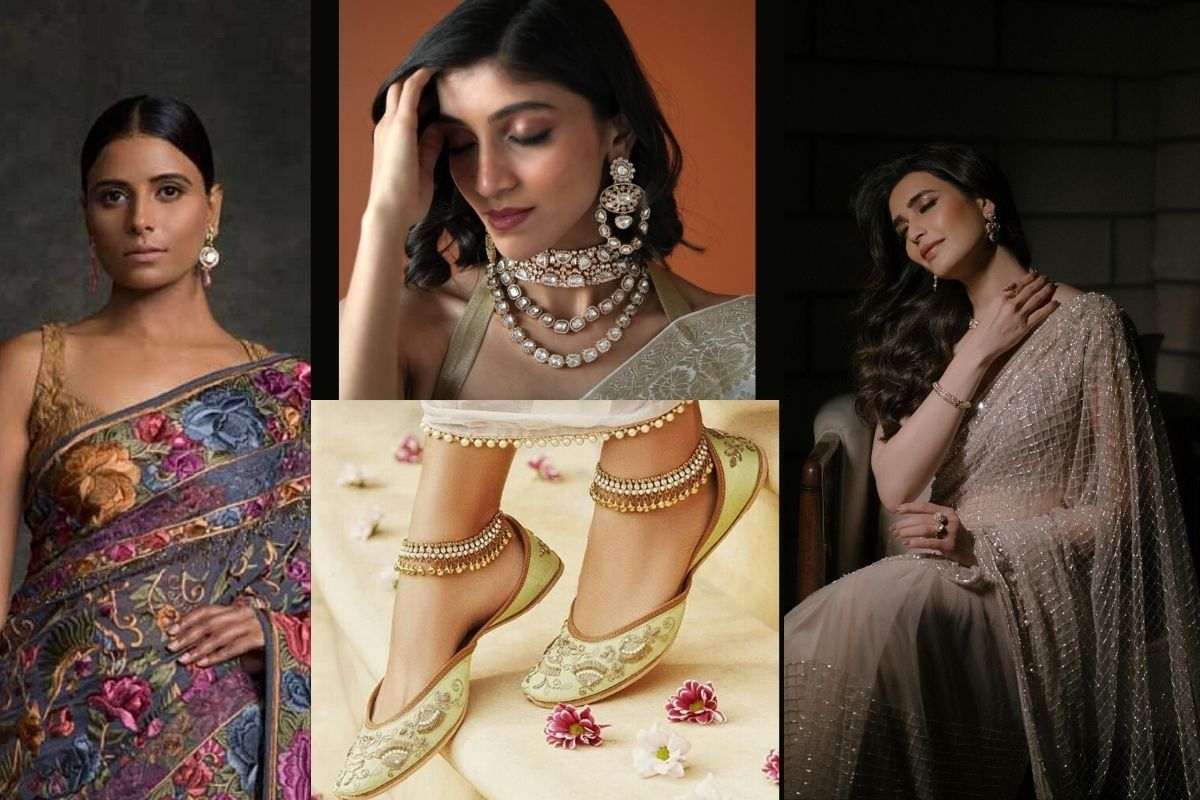 how to style a saree for modern look