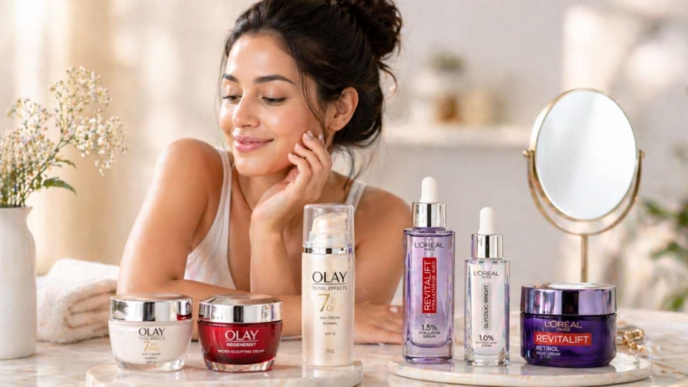 i’m a 30-year-old working mom. how do olay moisturizers perform compared to l’oréal’s skincare line