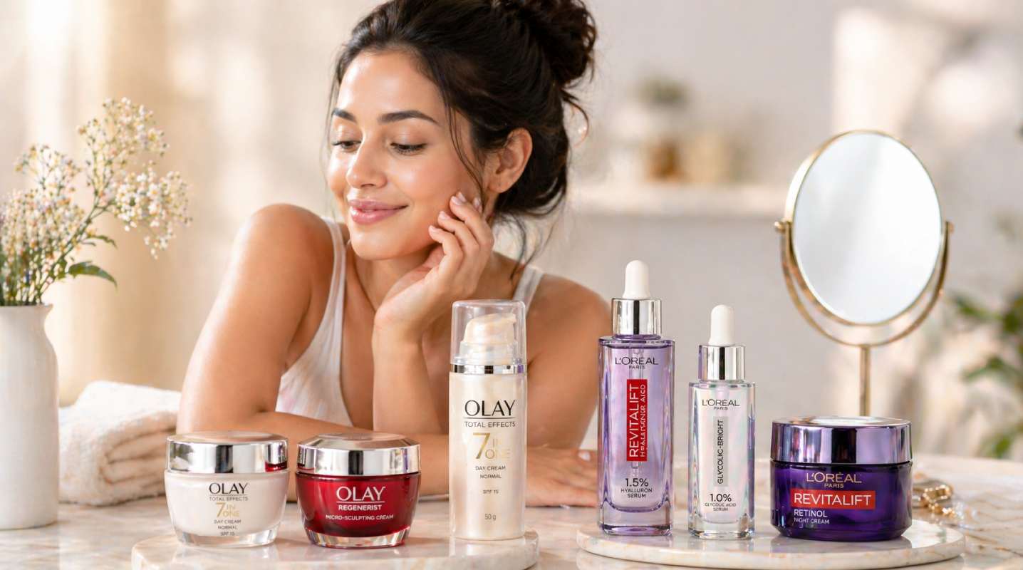 i’m a 30-year-old working mom. how do olay moisturizers perform compared to l’oréal’s skincare line