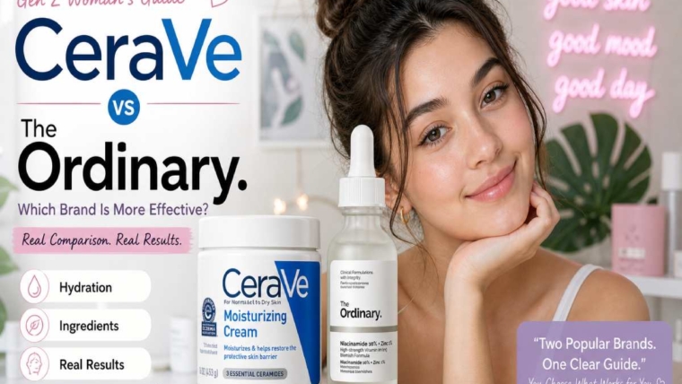 i am a genz woman. how does cerave compare to the ordinary in terms of skincare effectiveness