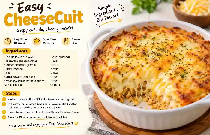 easy cheesecuit receips