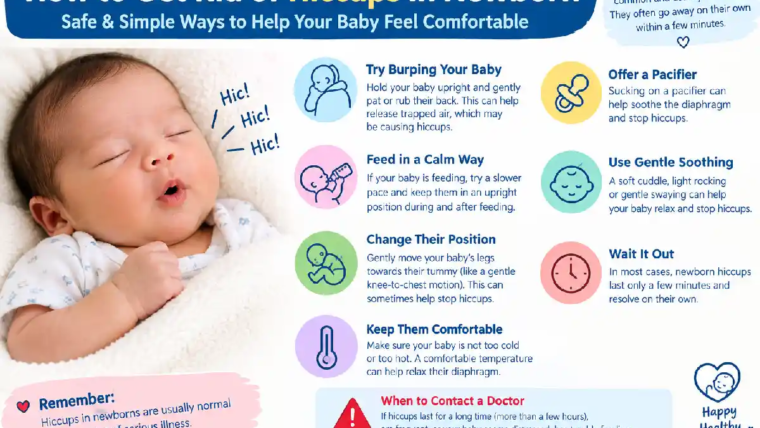 how to get rid of hiccups in newborns