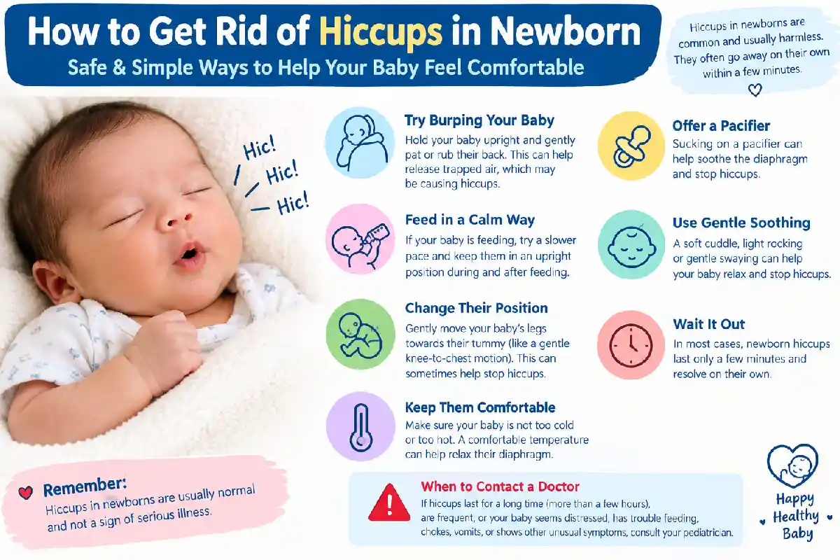 how to get rid of hiccups in newborns