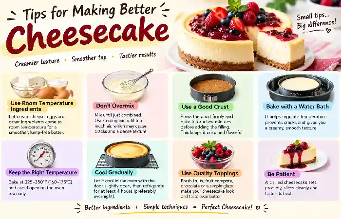 tips of making better cheesecake